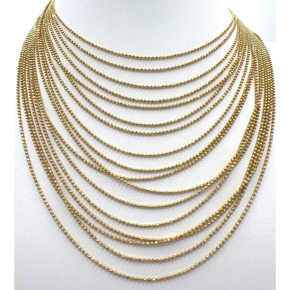 Joan Rivers Multi-Strand Necklace Glittering 20+3" Vintage Statement Tiny Beads‎
